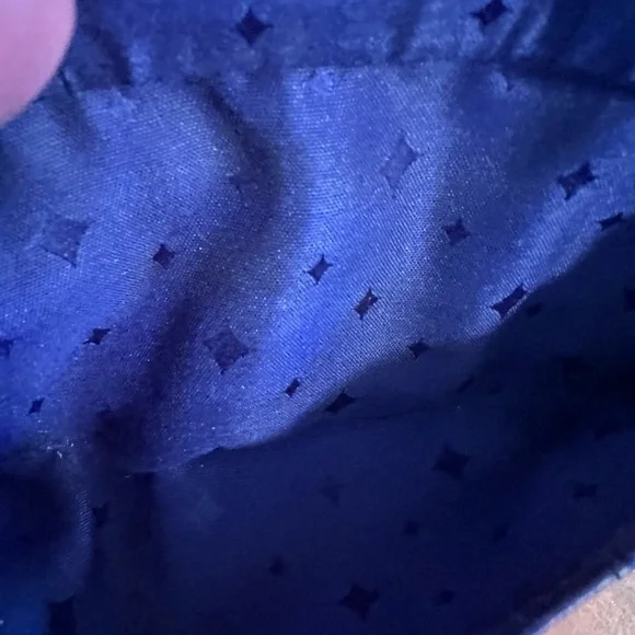 Sold Long Live Vintage Fossil Wallet Blue Lambskin - Picture 5 of 9